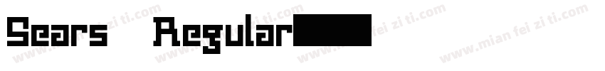 Sears Regular字体转换